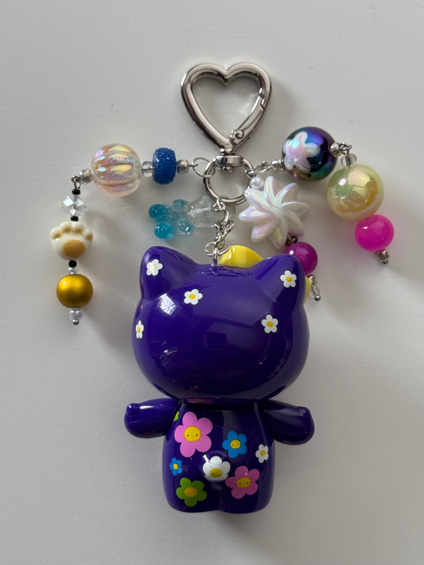 Spring Flowers Hello Kitty Purse Pal/ Bag Charm