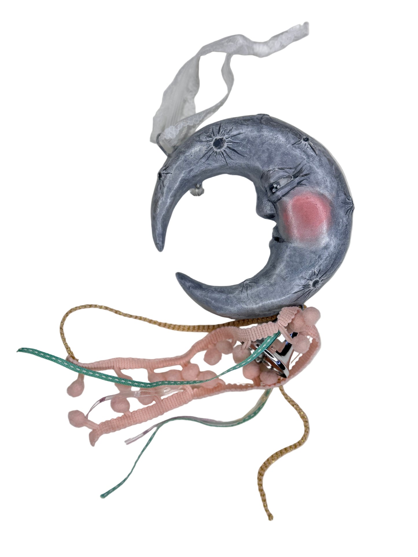 Whimsical Man on the Moon ornament