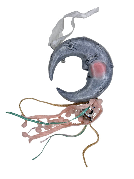 Whimsical Man on the Moon ornament