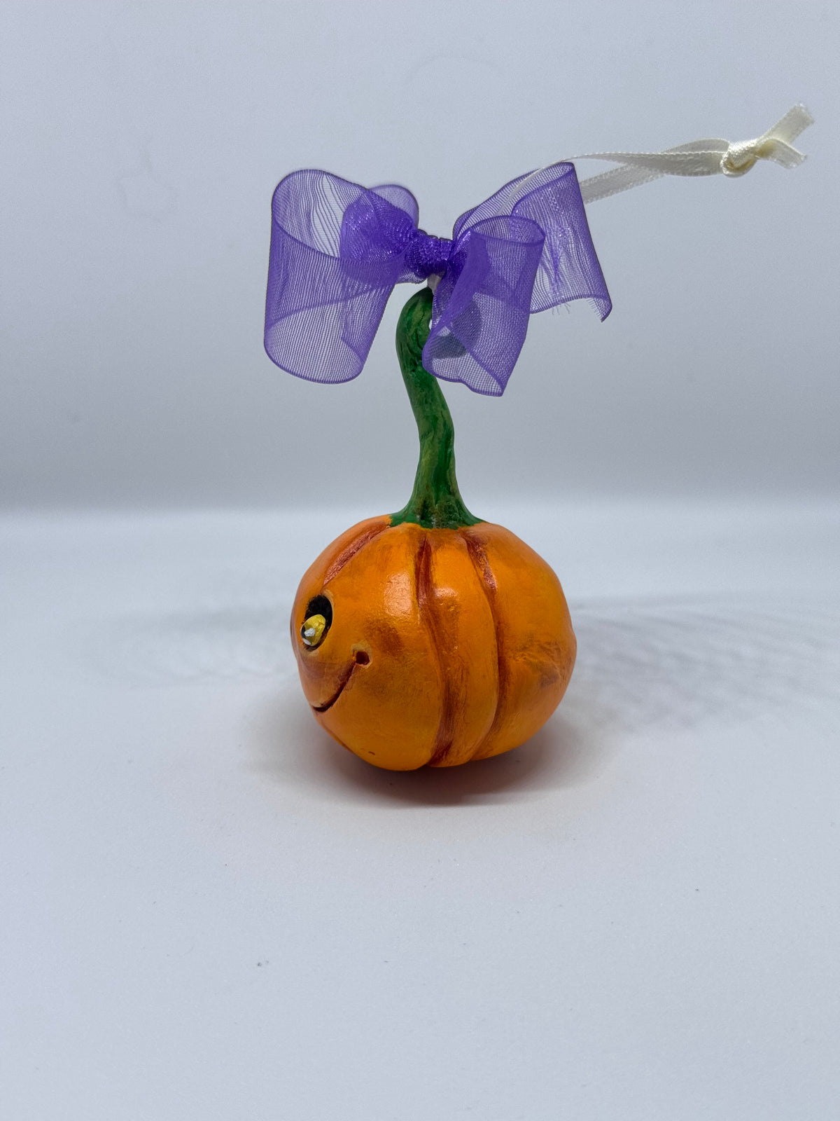 Hand Sculpted Pumpkin Babe -E