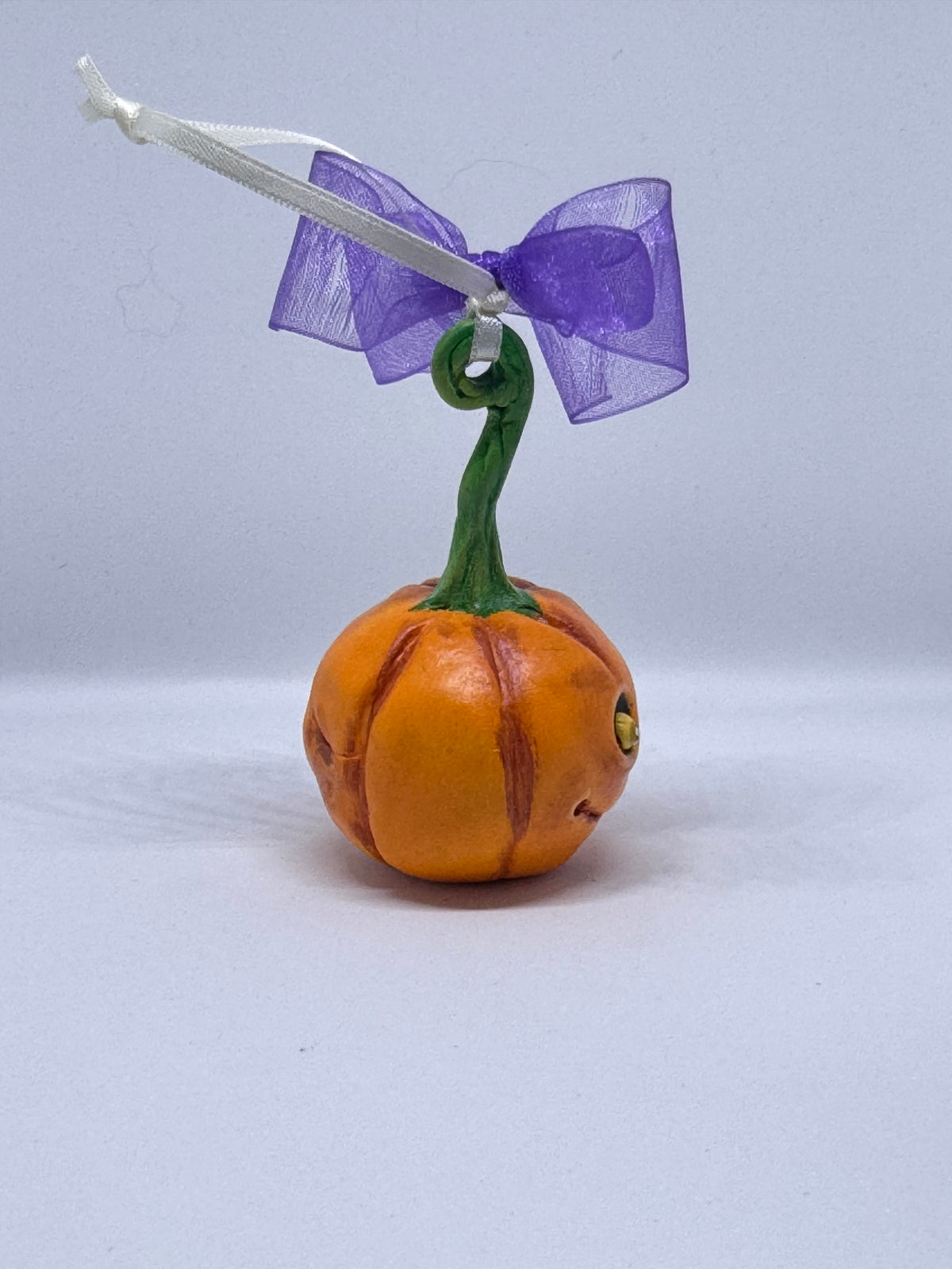 Hand Sculpted Pumpkin Babe -E