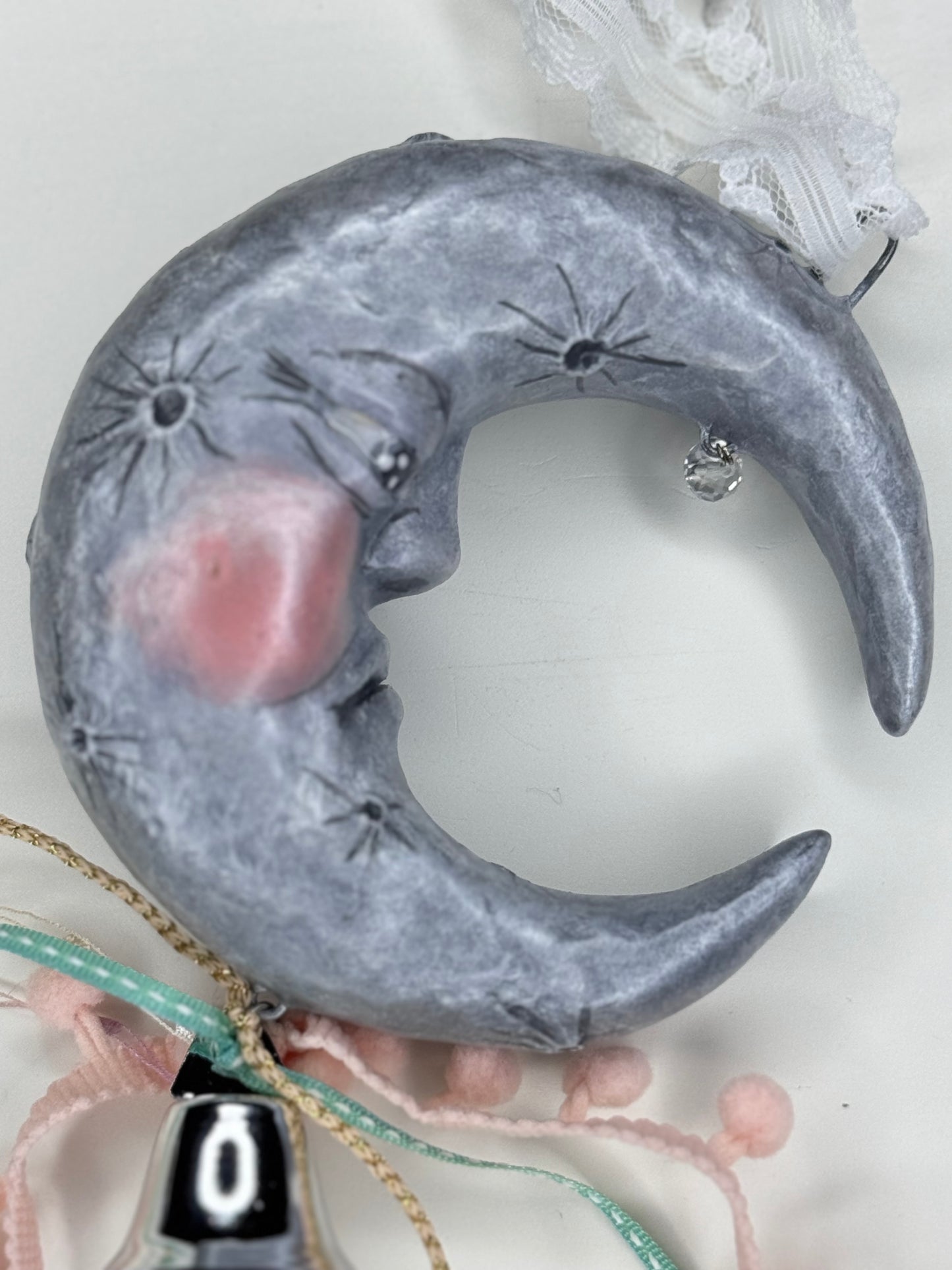 Whimsical Man on the Moon ornament