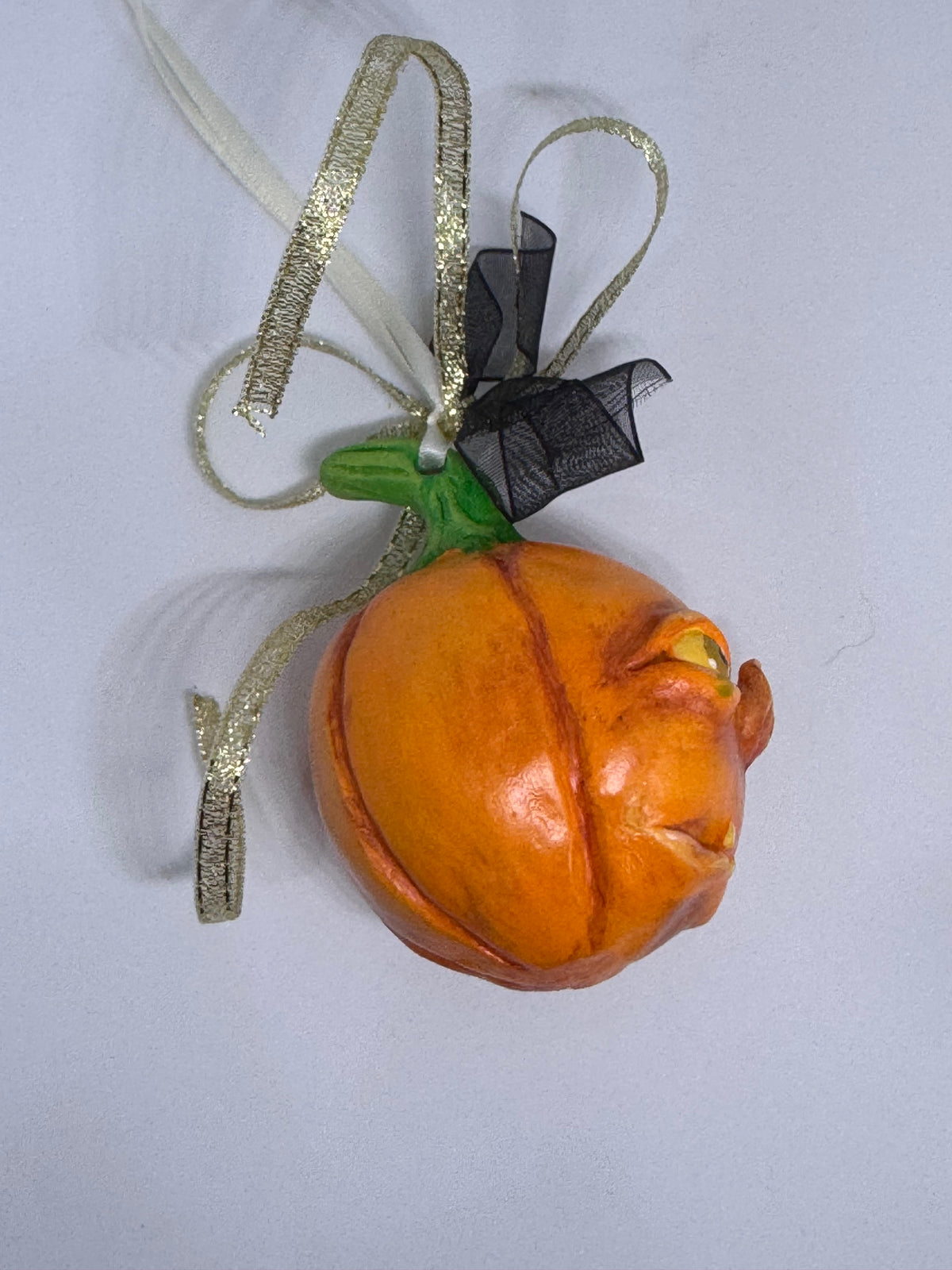 Large Hand Sculpted Pumpkin Babe -C