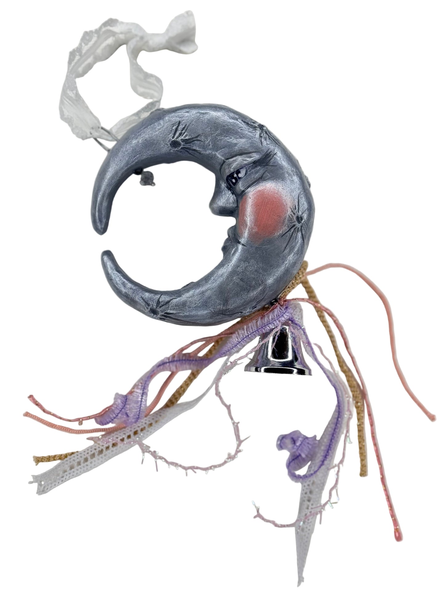 Whimsical Man on the Moon ornament
