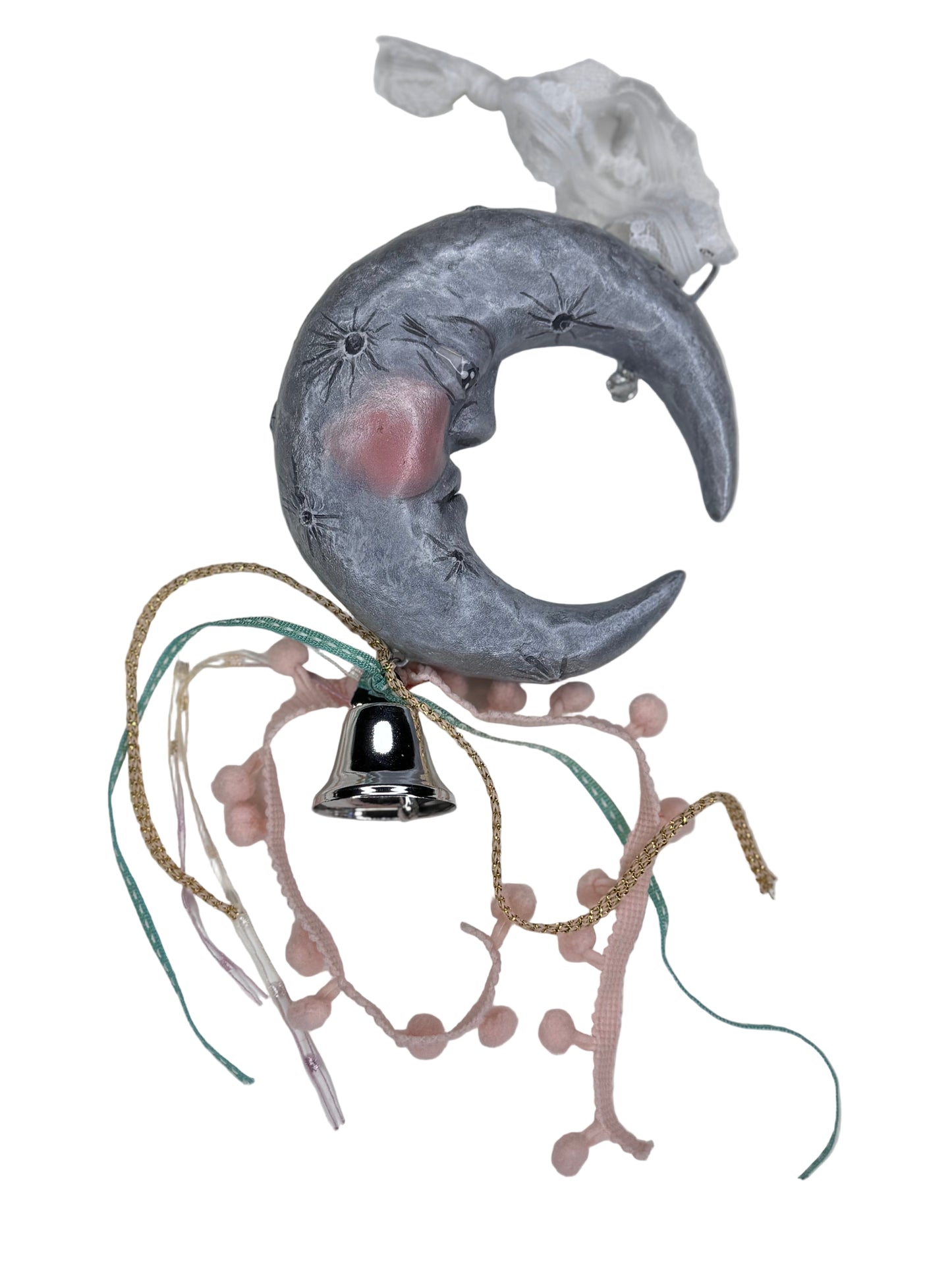 Whimsical Man on the Moon ornament