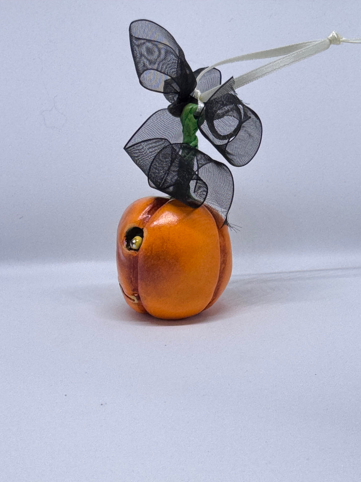 Hand Sculpted Pumpkin Babe -D