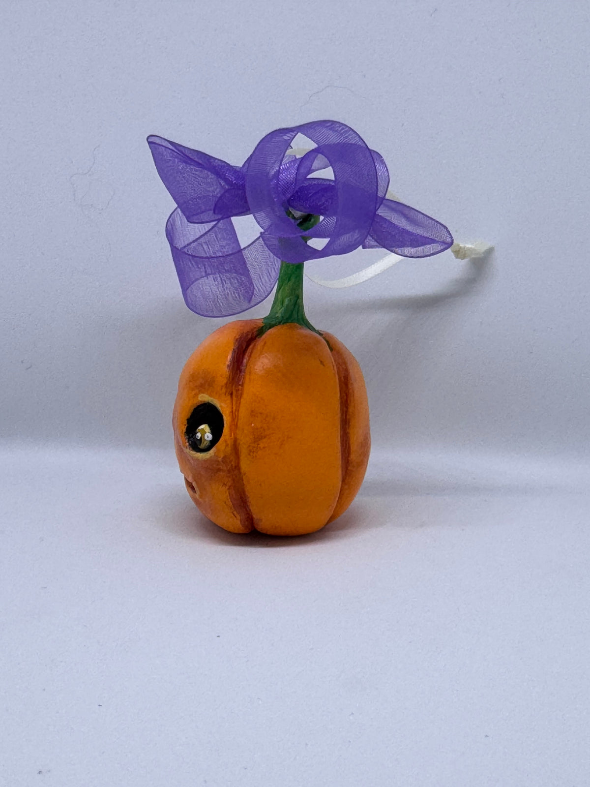 Hand Sculpted Pumpkin Babe -A