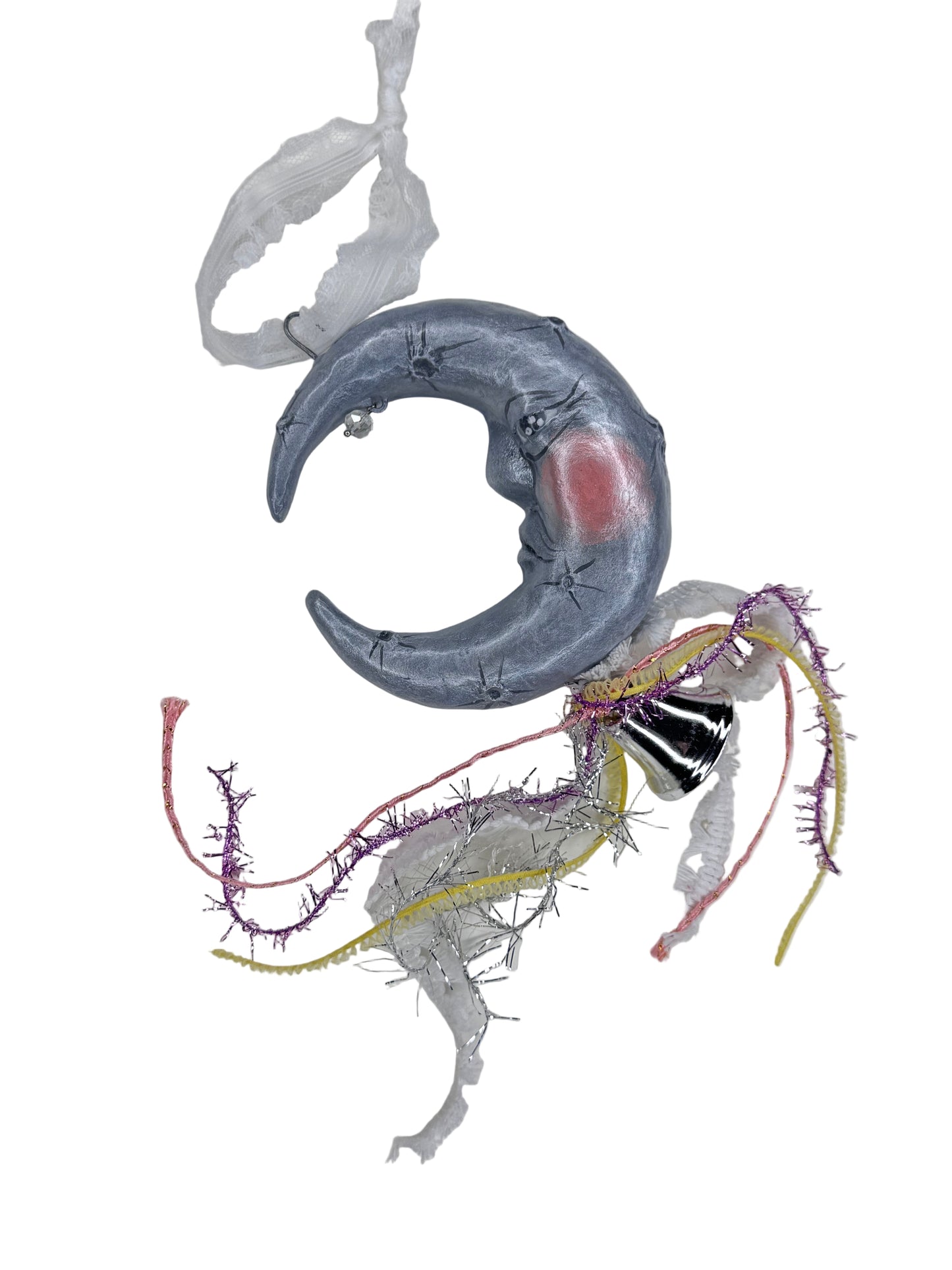 Whimsical Man on the Moon ornament