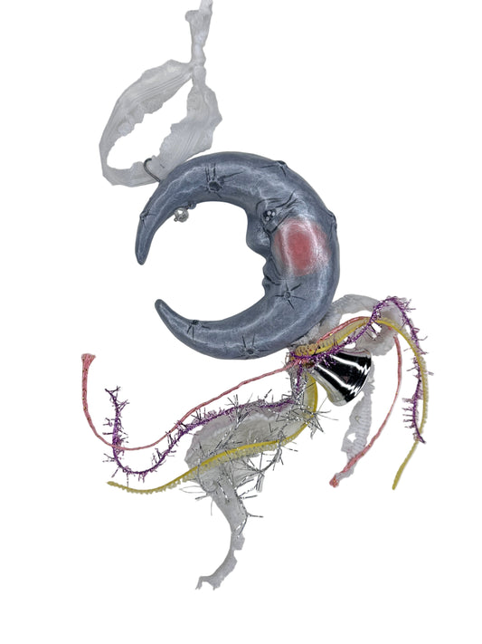 Whimsical Man on the Moon ornament