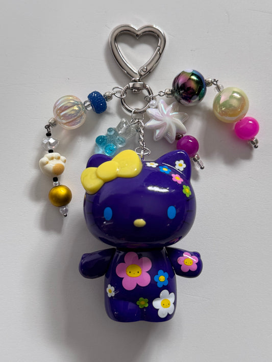 Spring Flowers Hello Kitty Purse Pal/ Bag Charm