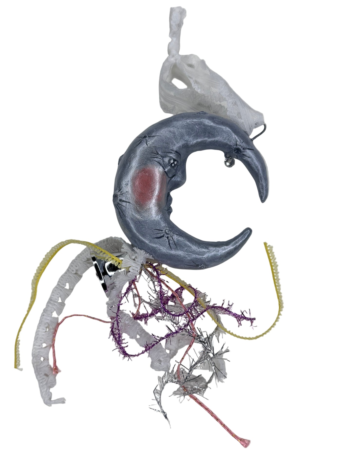 Whimsical Man on the Moon ornament