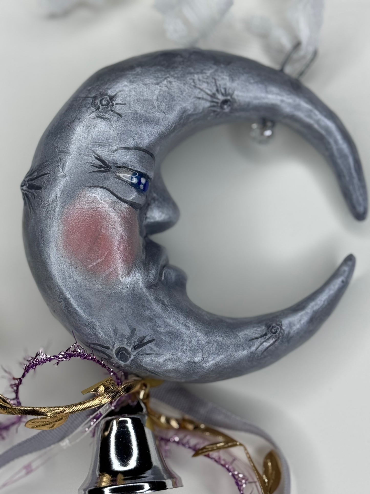 Whimsical Man on the Moon ornament