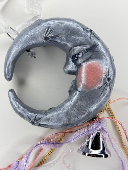 Whimsical Man on the Moon ornament