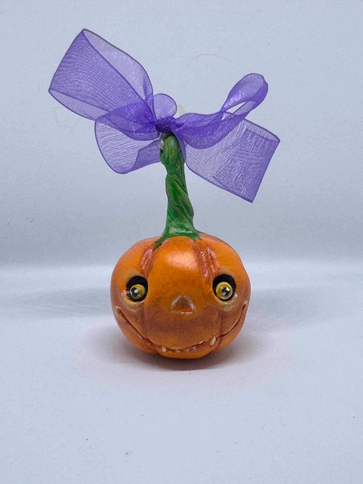 Hand Sculpted Pumpkin Babe -C