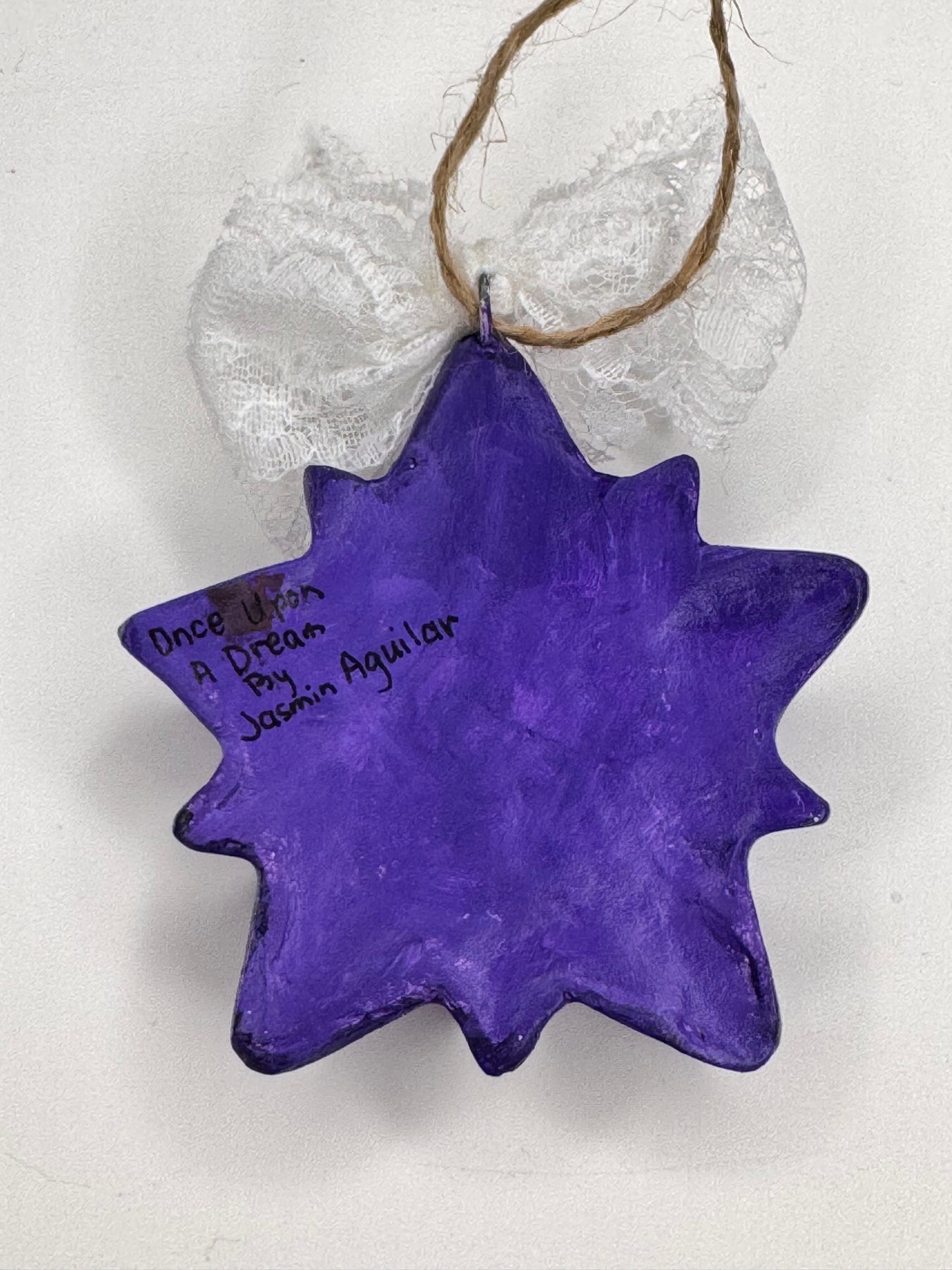 Whimsy Star Ornament - Purple