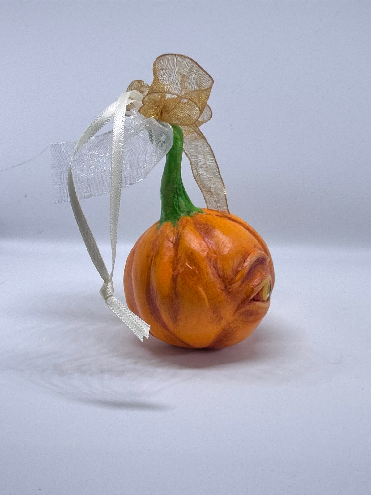 Large Hand Sculpted Pumpkin Babe -B